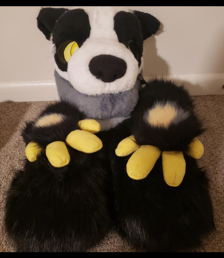 Another cutie here partial of a panda with a working zipper mouth